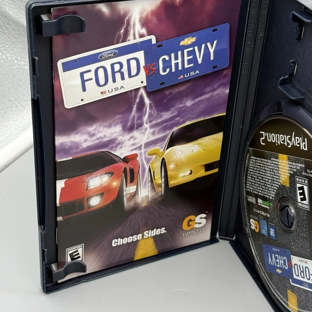 PS2 Racing 2 Game Lot Ford Vs.‎ Chevy & IHRA Drag Racing 2 Tested Working